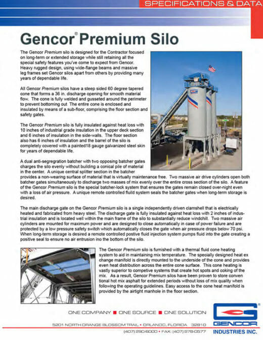 Gencor Premium Silo