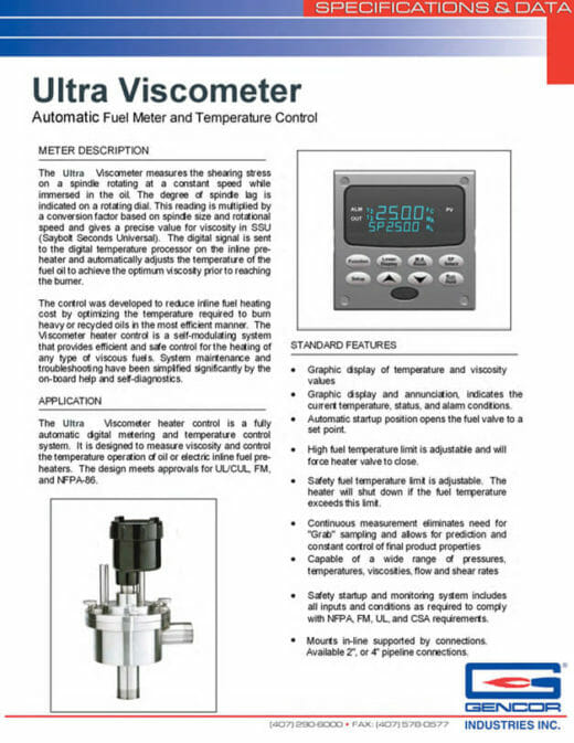 Gencor Ultra Viscometer