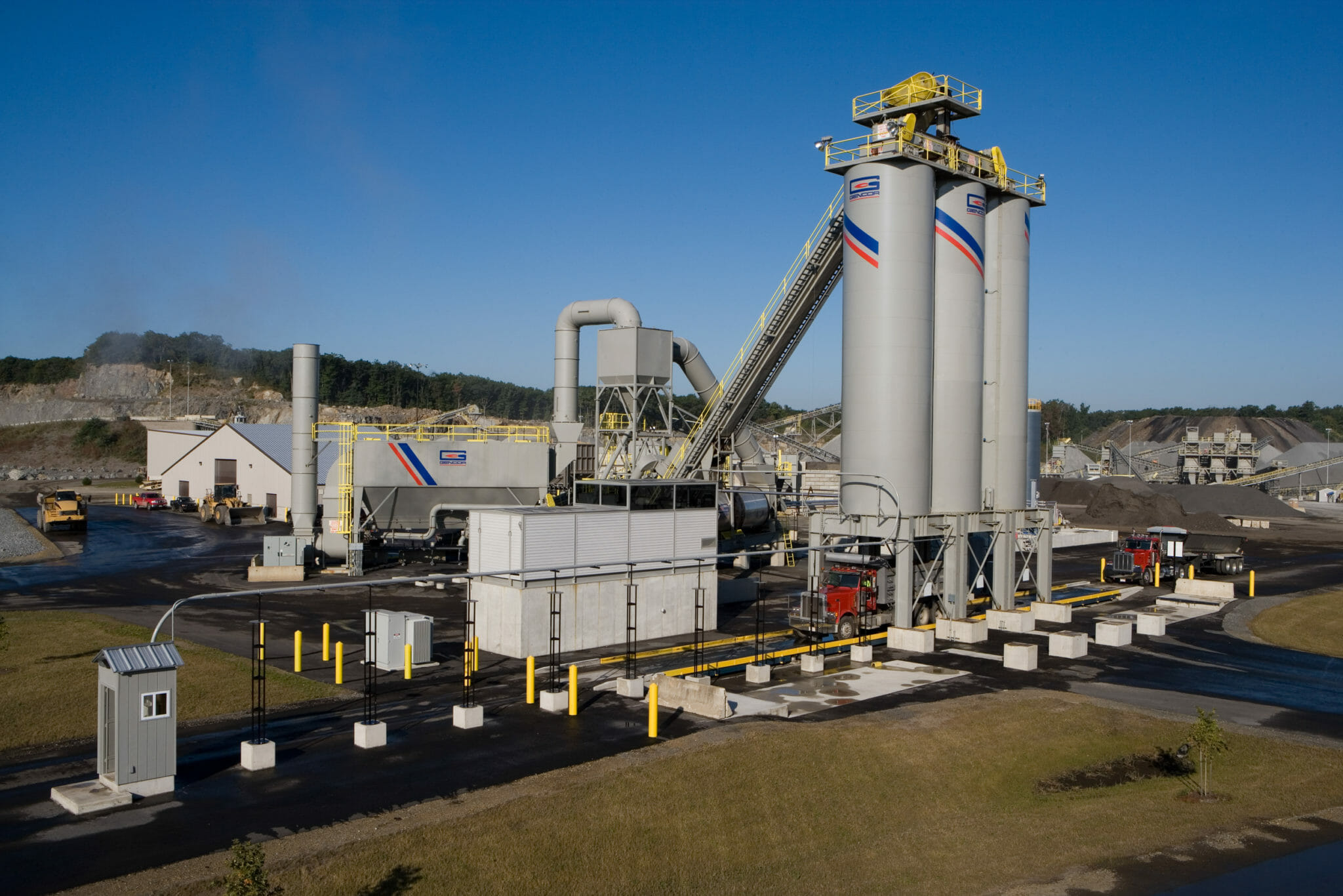 Gencor Skidded Drum Mix Plant Brox Industries