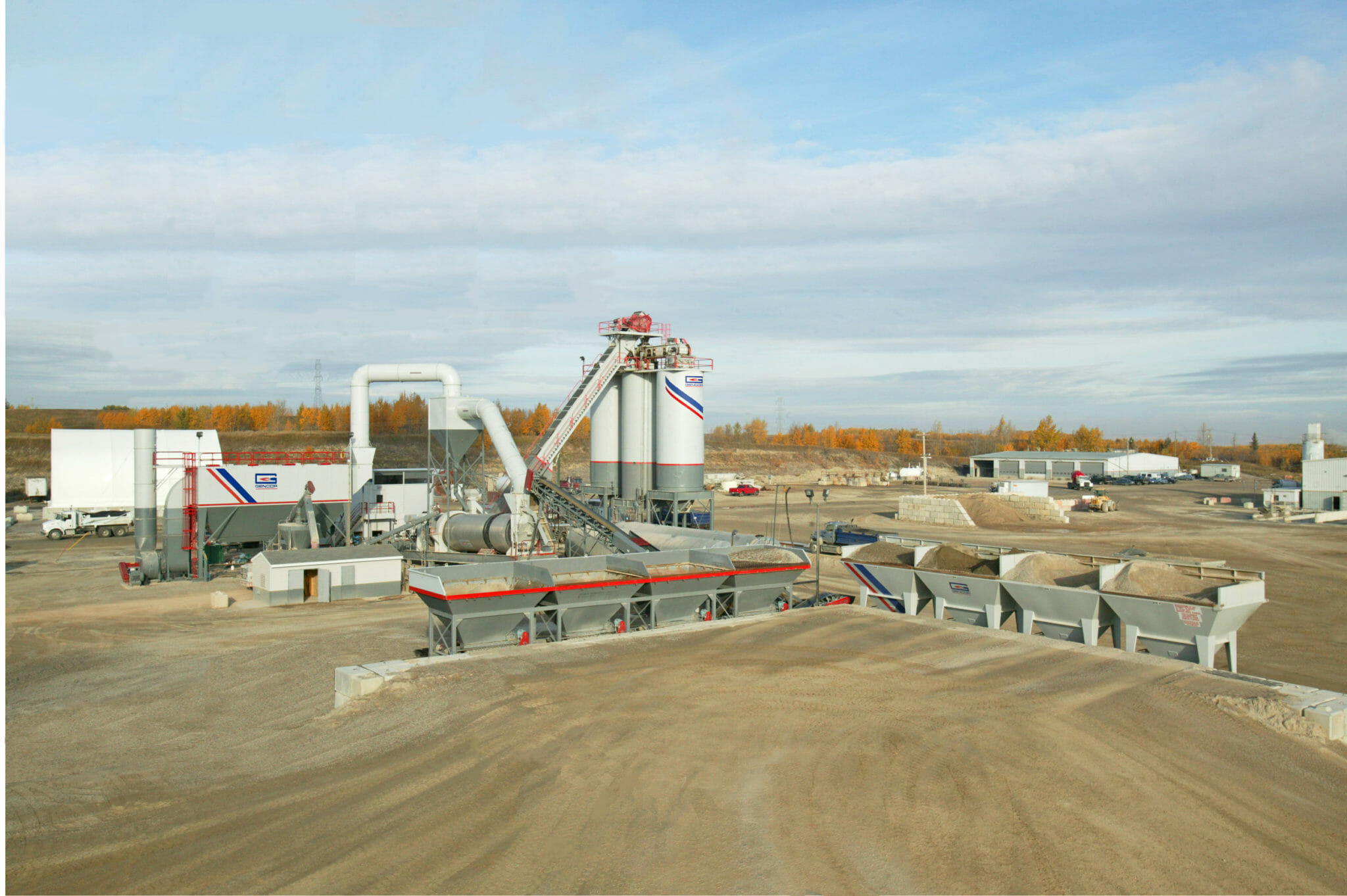 Gencor Skidded Drum Mix Plant Burnco Springbank