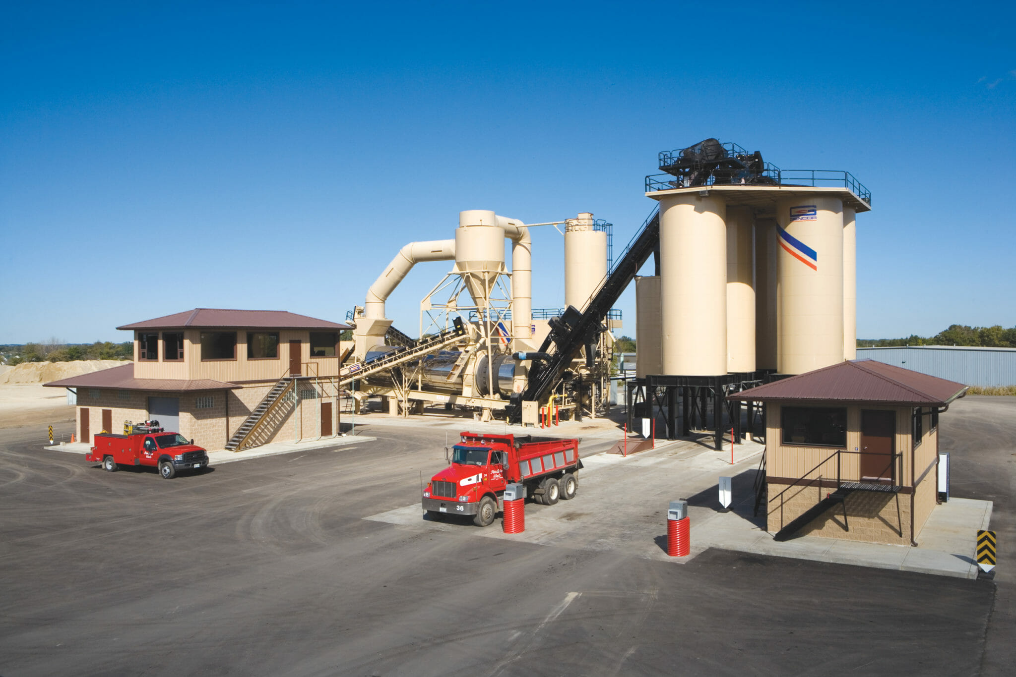 Gencor Stationary Drum Mix Plant Peter Baker Lake Moor